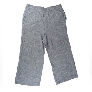 Chelsea28 Size Medium Kuulats In 53% Linen Wide Legs Elastic Waist